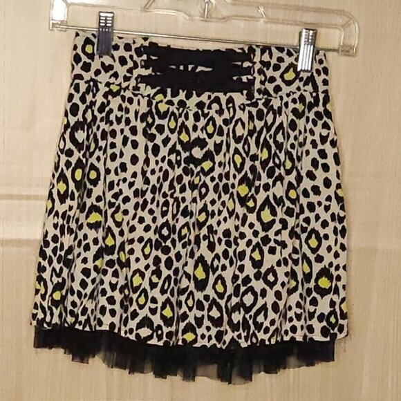 D-signed Disney Layered Leopard Skirt M - Picture 1 of 7